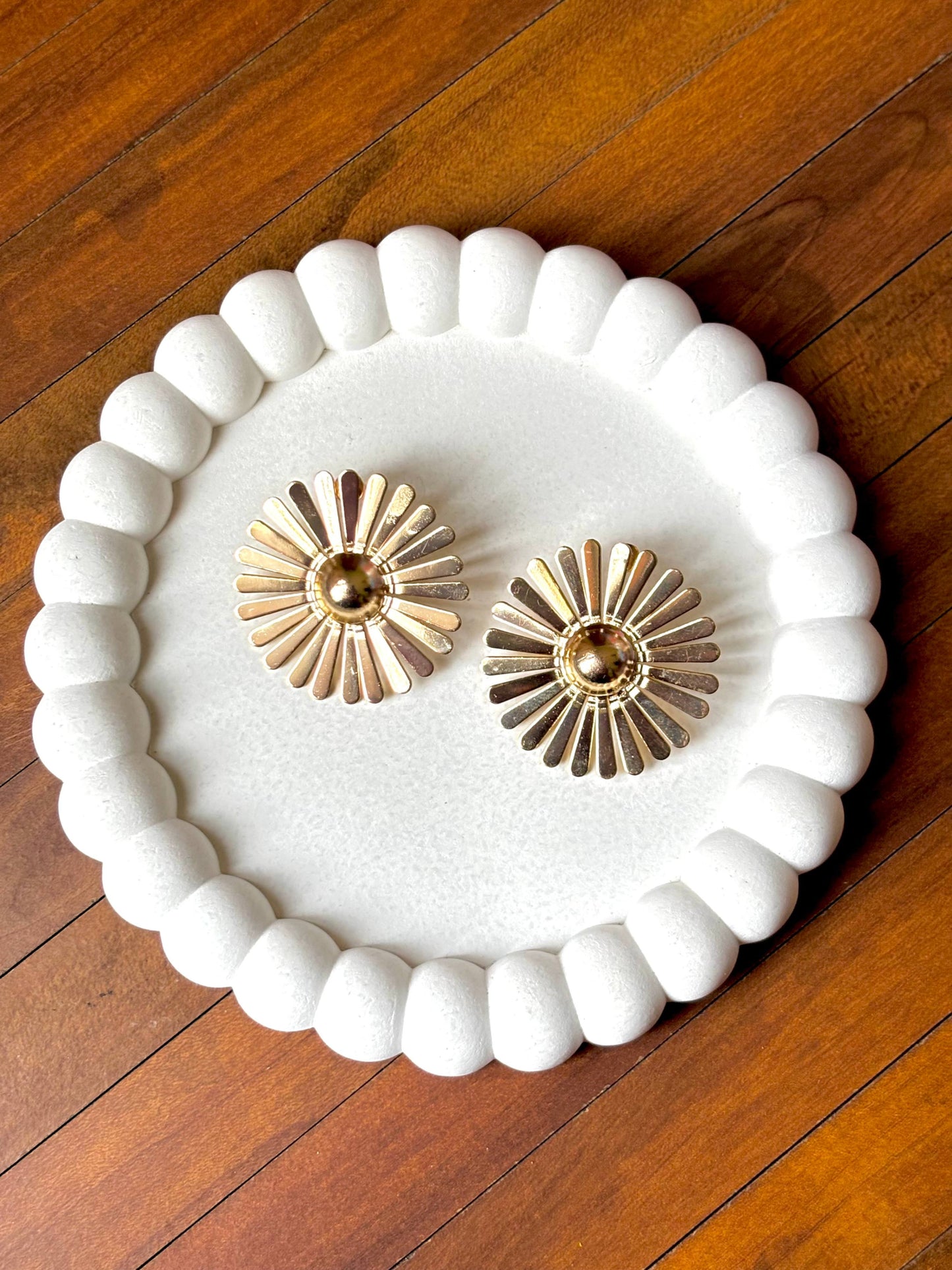 Petal Studs Anti-Tarnish Earrings