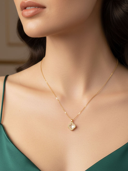 Lucky Clover Anti-Tarnish Necklace