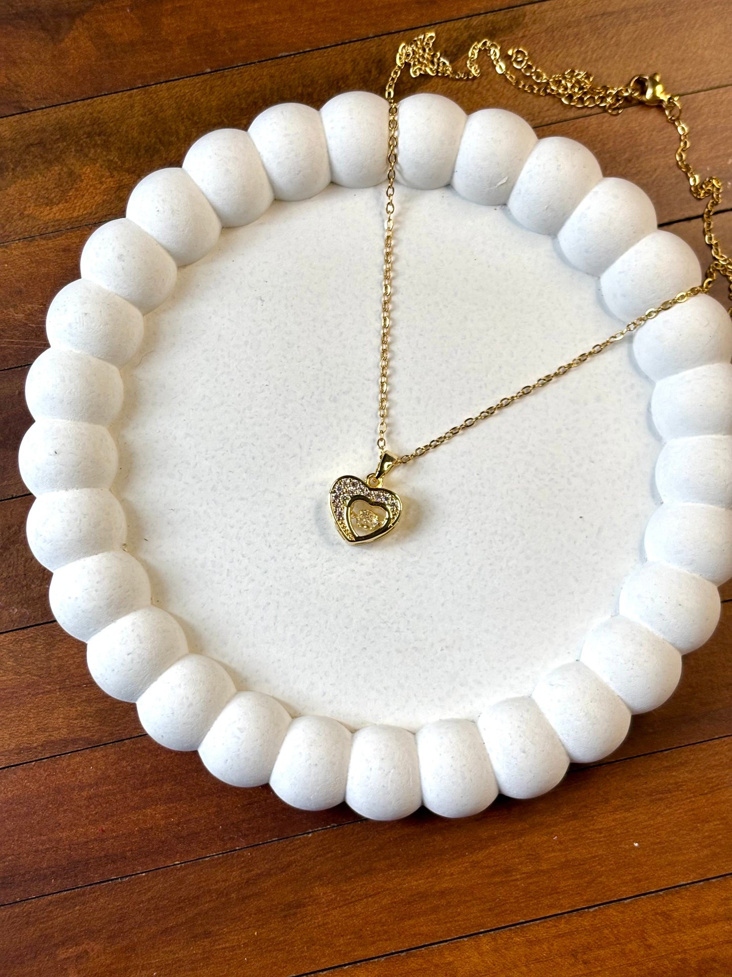 Dancing Heart Anti-Tarnish Chain