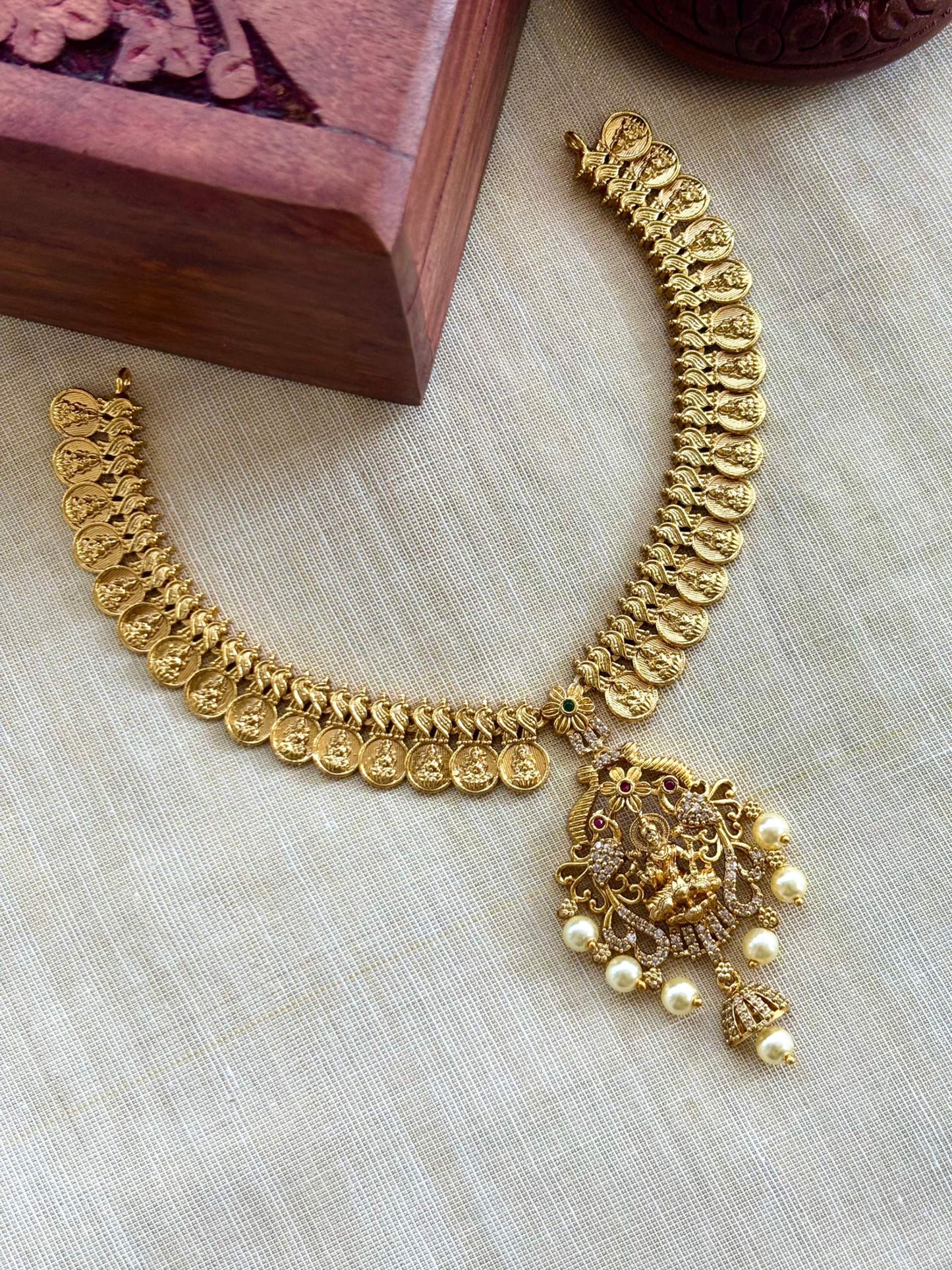 Lakshmi Coin Necklace