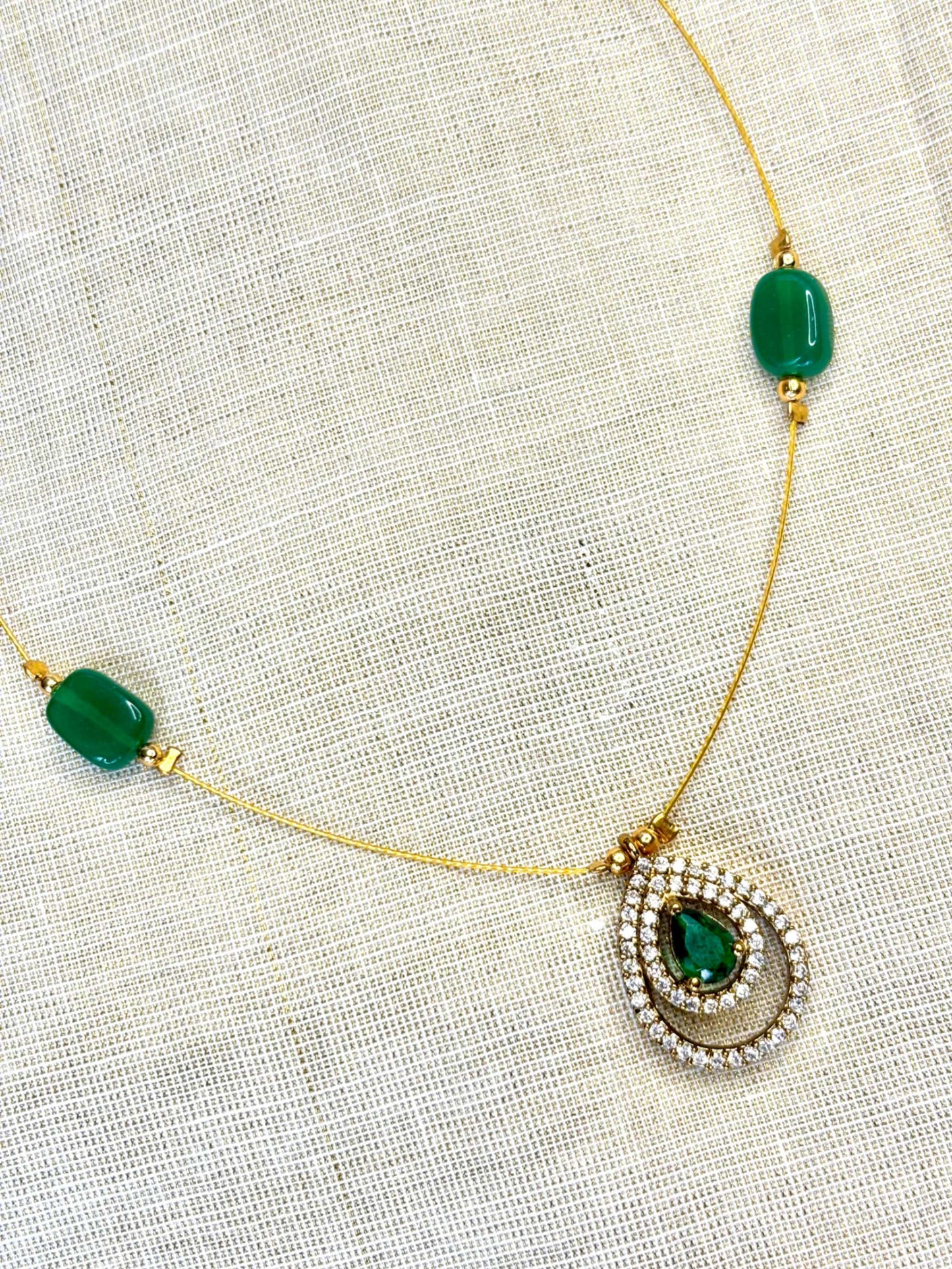 Invisible Diamond Pendant Chain