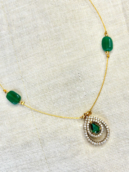 Invisible Diamond Pendant Chain