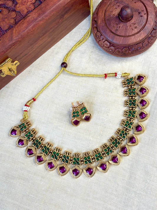 Purple Palakka Necklace