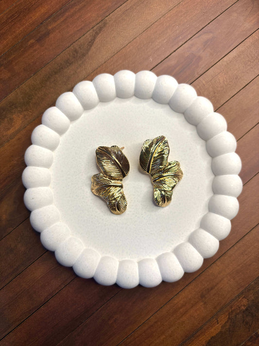 Gilded Leaf Anti-Tarnish Earring