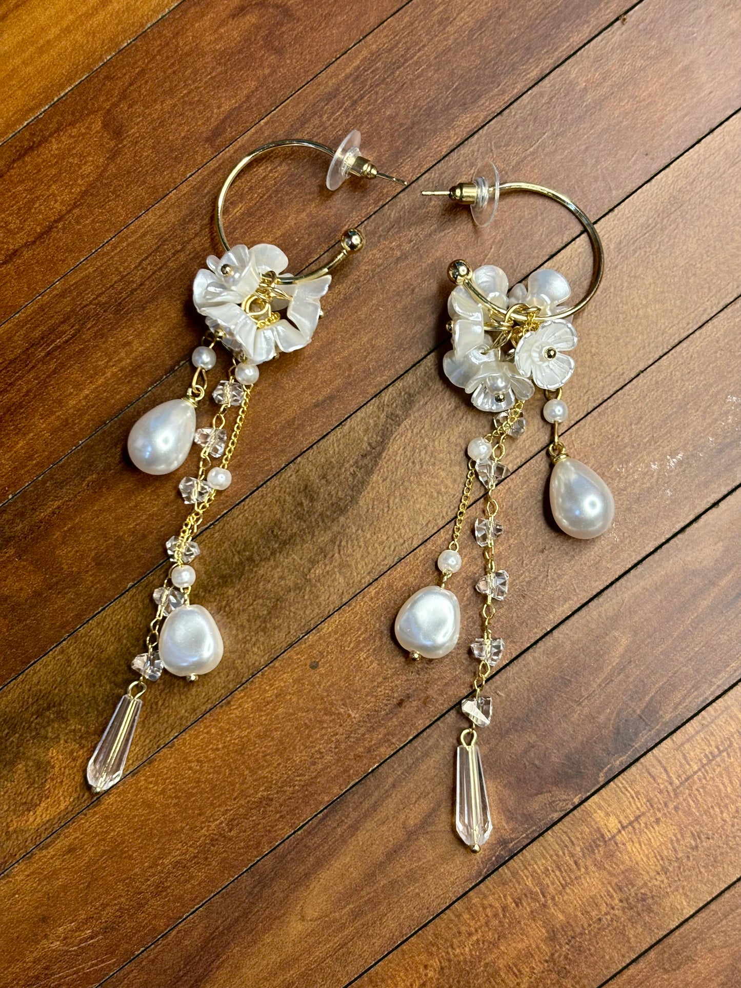 Hanging Pearl Anti-Tarnish Earring
