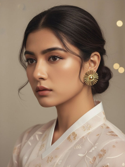 Petal Studs Anti-Tarnish Earrings