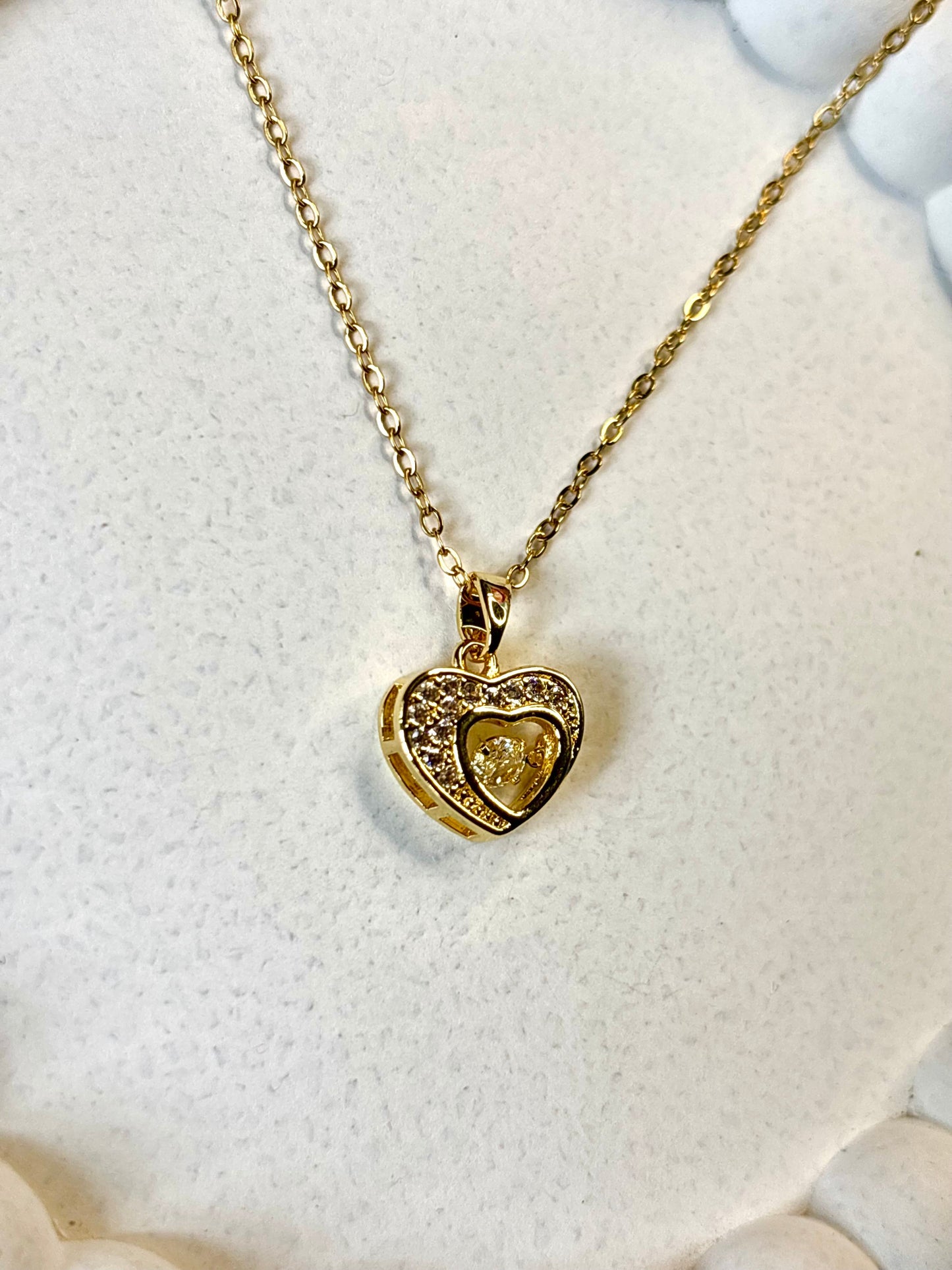 Dancing Heart Anti-Tarnish Chain