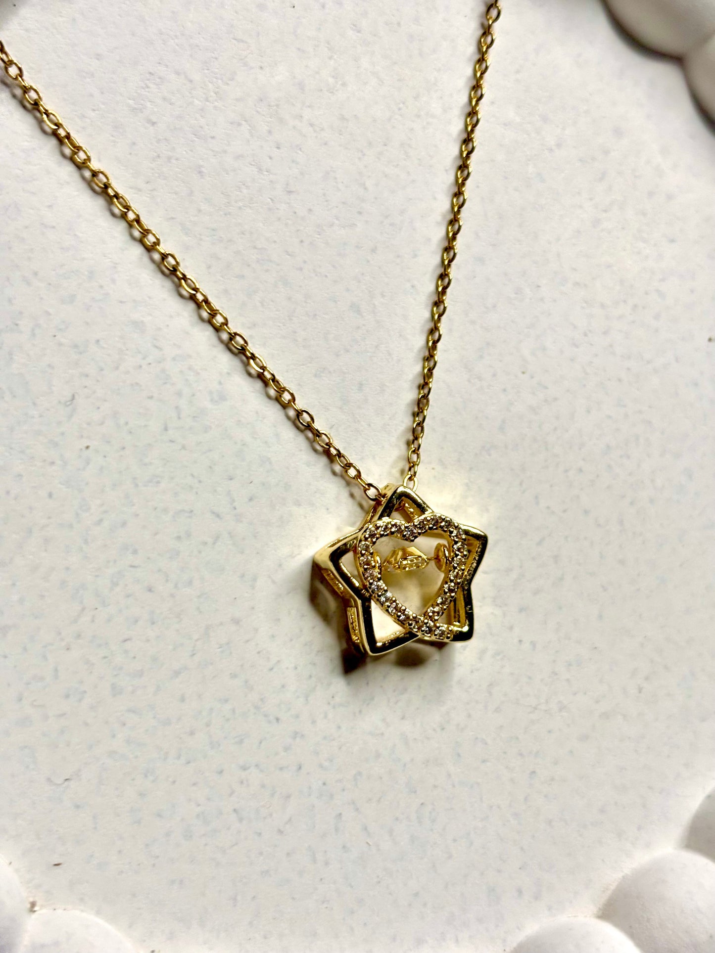 Starry Heart Anti-Tarnish Chain