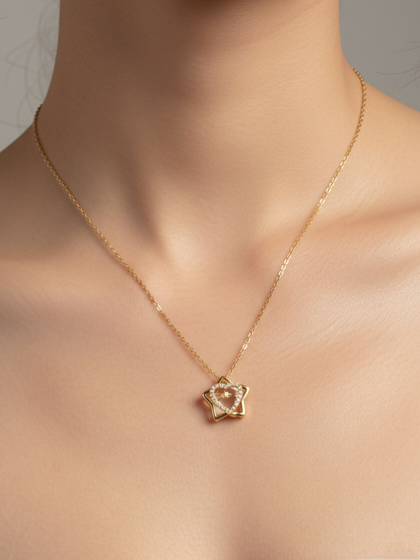 Starry Heart Anti-Tarnish Chain