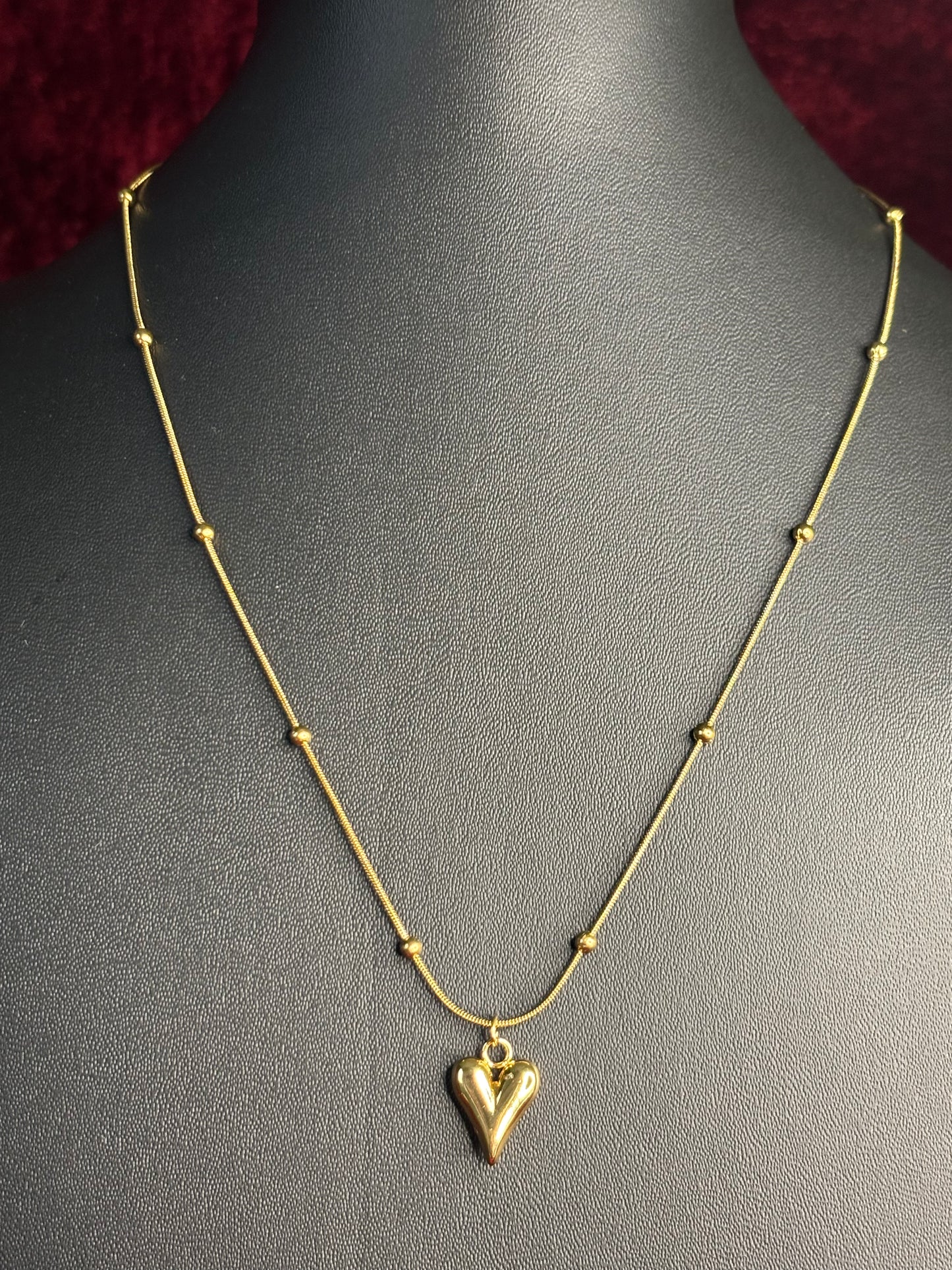 Heart Shaped Anti-tarnish Chain
