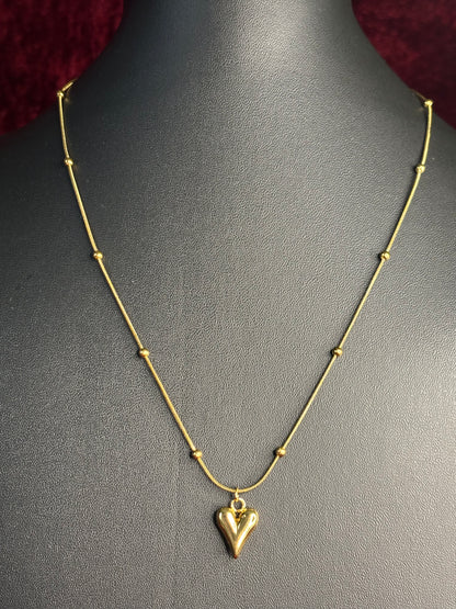 Heart Shaped Anti-tarnish Chain