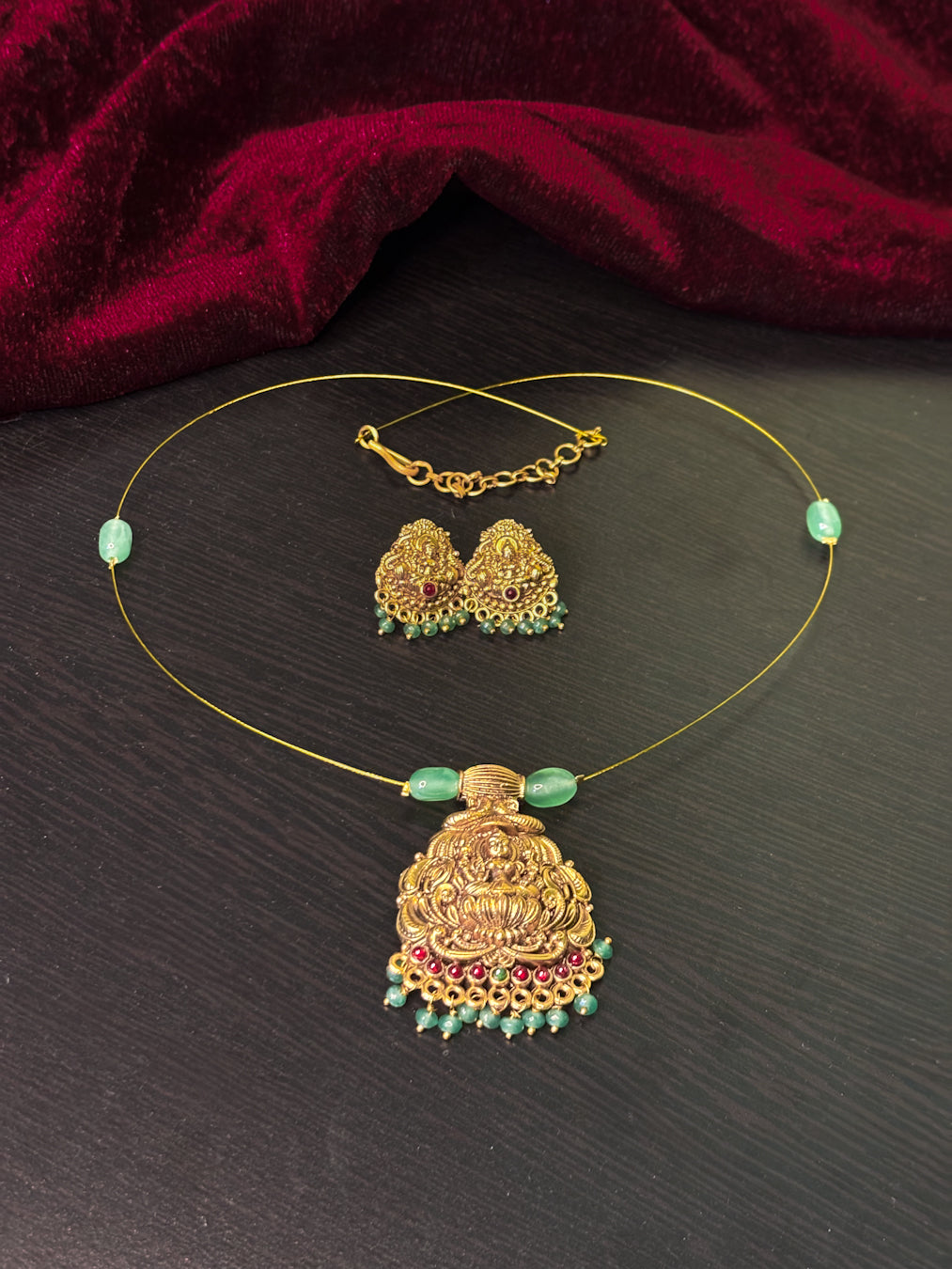 Lakshmi Pendant Invisible Chain