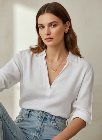 Sweet Bow Anti-Tarnish Chain Set