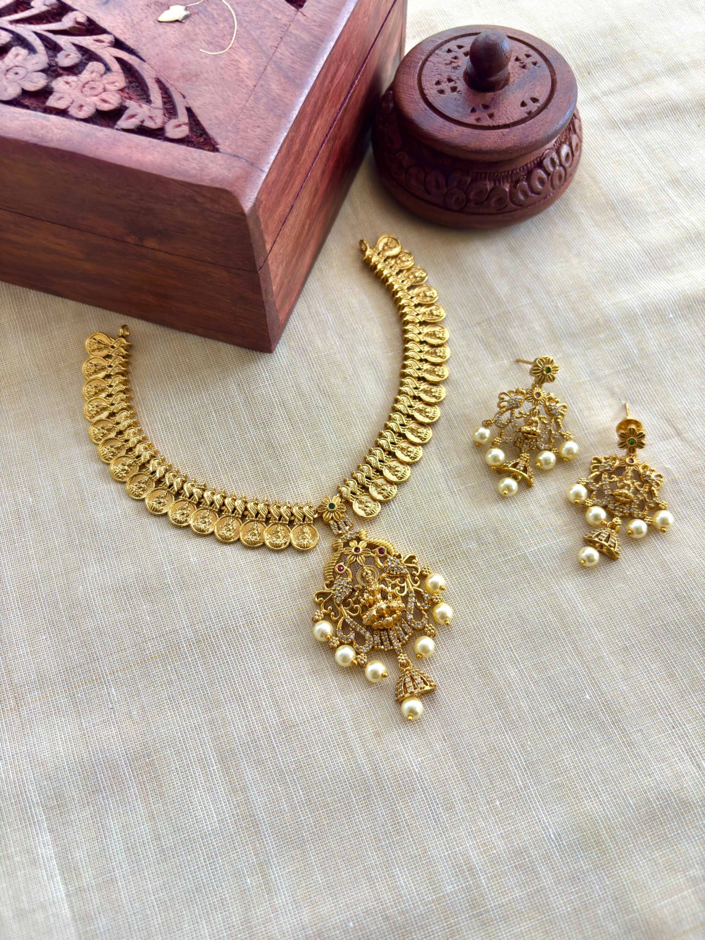 Lakshmi Coin Necklace
